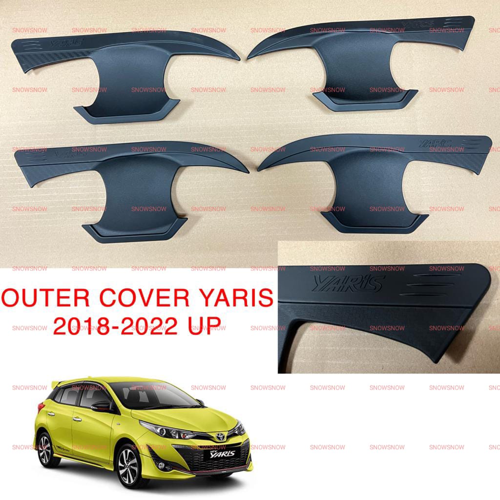 Outer Cover Mangkok New Yaris 2018 2020 2022 2023 UP Elegant Hitam Chrome