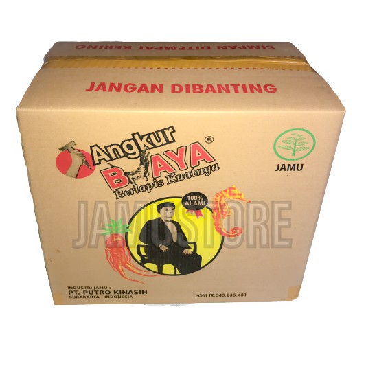 Tangkur Buaya +Panax Ginseng Gingseng 1000 Sachet - 1 Karton [100 Dus][Putro Kinasih BPOM]