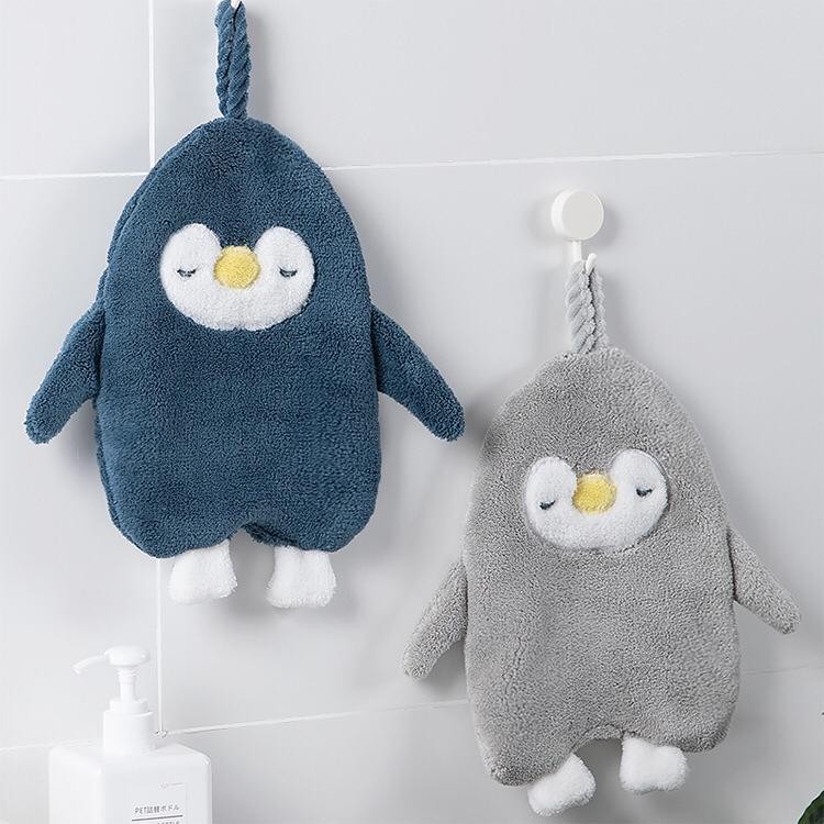 UNNISO - Lap Tangan Microfiber Motif Penguin Handtowel Penguin LT04