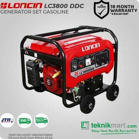 Genset / Generator Set Bensin Loncin Lc3800Ddc (2200 Watt)