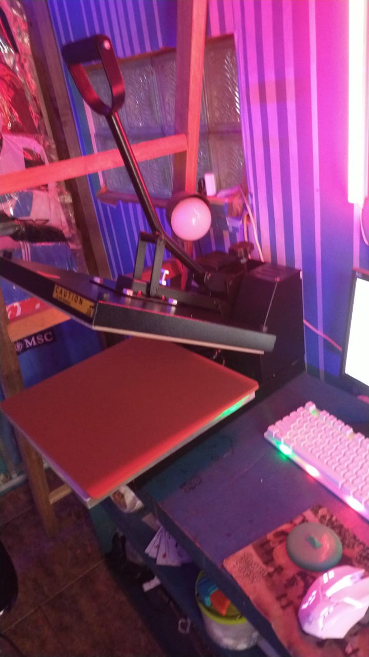 Mesin Press Kaos 38x38 Cm 900 Watt Press Baju Heat Press 38 X 38