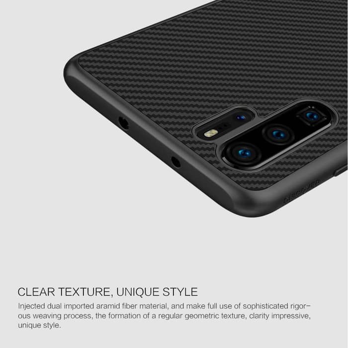 Hard Case HUAWEI P30 Pro Synthetic Fiber Carbon Casing Original