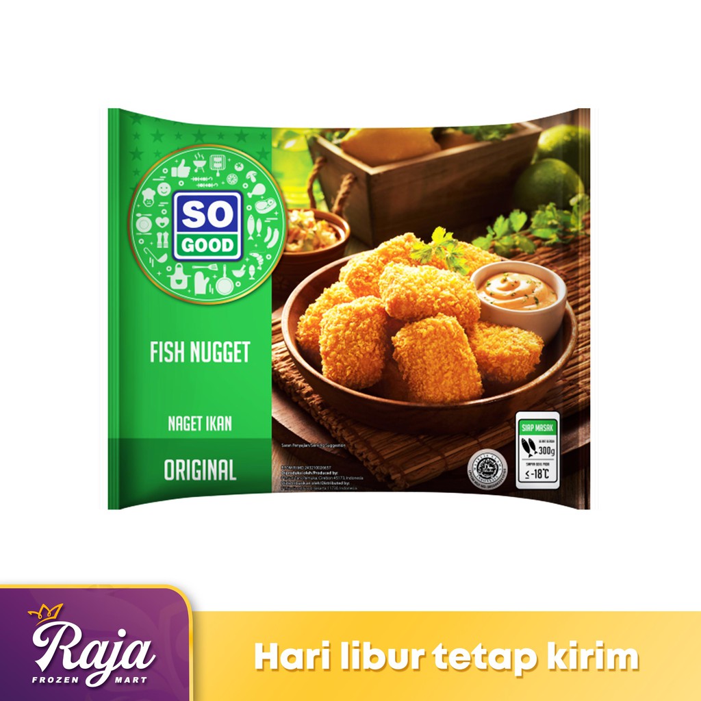 

So Good Fish Nugget 300gr / Nugget / Frozen Food / Kentang Goreng / Makanan Beku