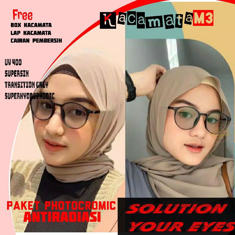 kacamata lensa photocromic antiradiasi boleh pilih yang blueray bisa normal minus plus cilinder tergantung permintaan sampai minus 5 cyl 2 harga masih sama tulis saja pesanan kaka di catatan saat order free box lap cairan pembersih kode 8018 size53-16-140