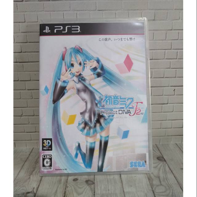 BD CD KASET ORIGINAL PS3 HATSUNE MIKU PROJECT DIVA F2ND BAHASA JEPANG