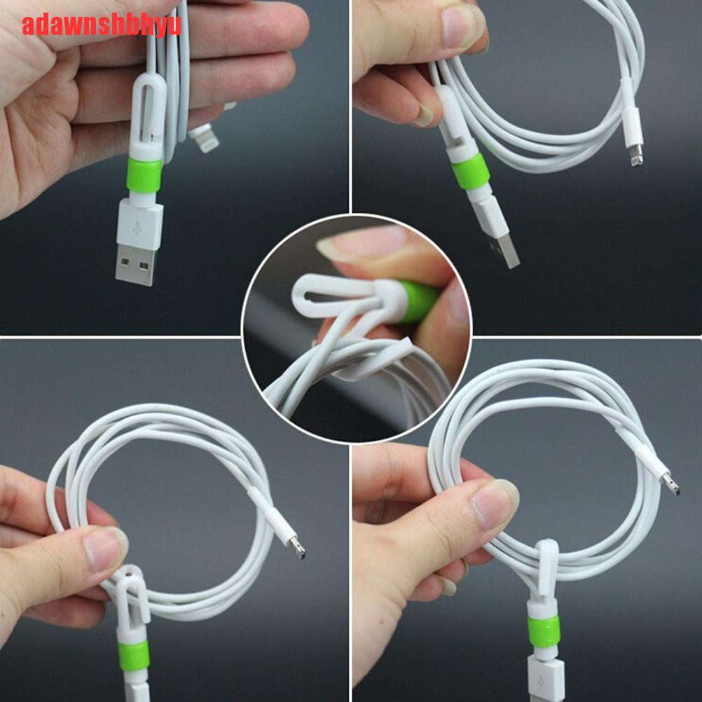 (Adawnshbhyu) 2pcs Sleeve Pelindung Kabel Data Anti Retak