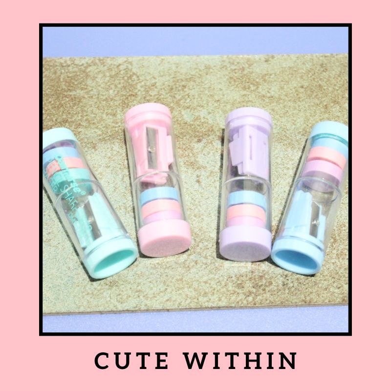 

Penghapus 1 set isi 4 pcs + rautan pil tablet - WARNA WARNI RANDOM - hapusan lucu unik alat tulis kerja kantor sekolah anak hadiah sovenir warna warni wangi bersih