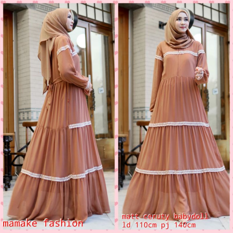 DRESS RENDA TERBARU//MAXI DRESS RENDA