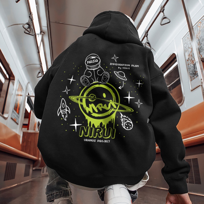 Sweeter Hoodie Pria Hitam Oversize Sweter Hodie Distro Keren Laki Laki Switer Huddy Cowok