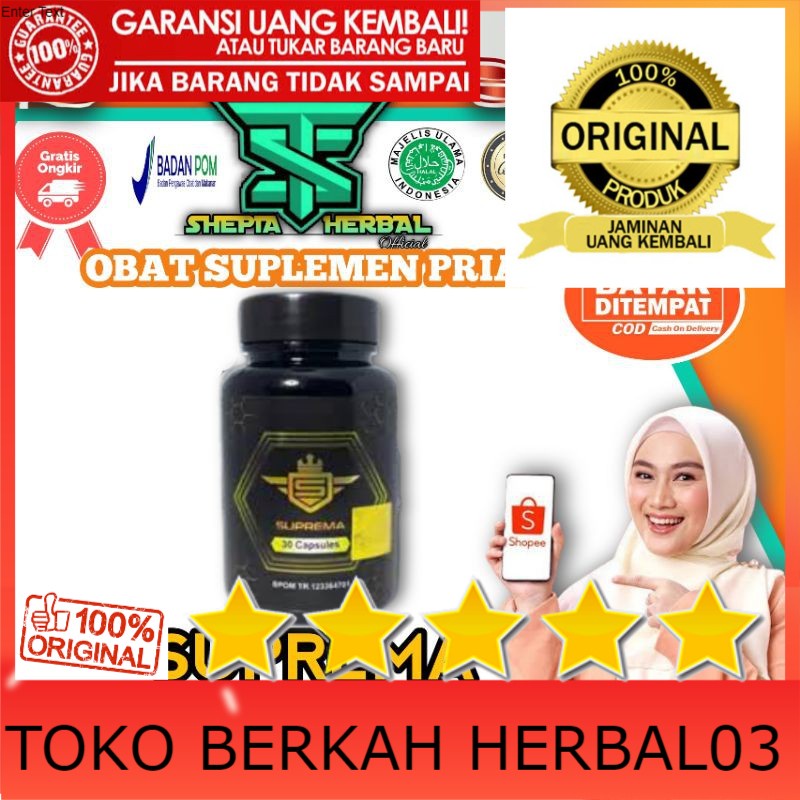 100% ASLI Suprema asli original obat kesehatan pria
