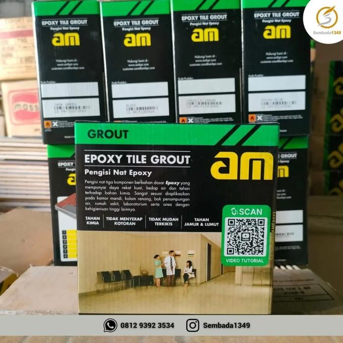 Nat | Isi Nat Keramik Kolam Renang Am 55 Epoxy Tile Grout - Putih