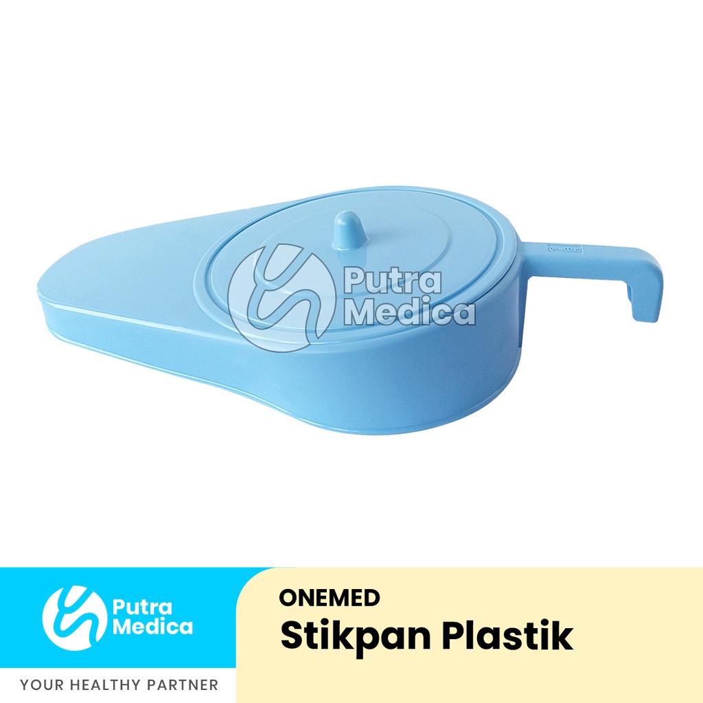 Onemed Stikpan Plastik - Biru / Pispot BAB BAK Sodok Plastik / Bedpan