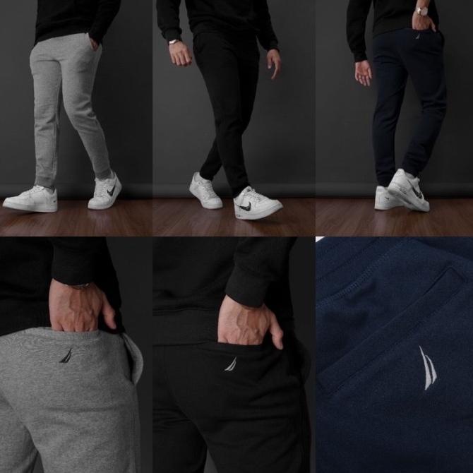 Nautica Fleece Stretch Slim Jogger TERMURAH DAN TERLARIS