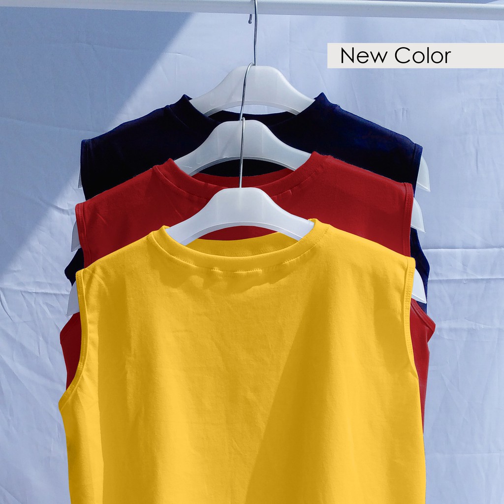 Inner Kaos Tanpa Lengan Sleeveless Unisex By YOUNIQ-6