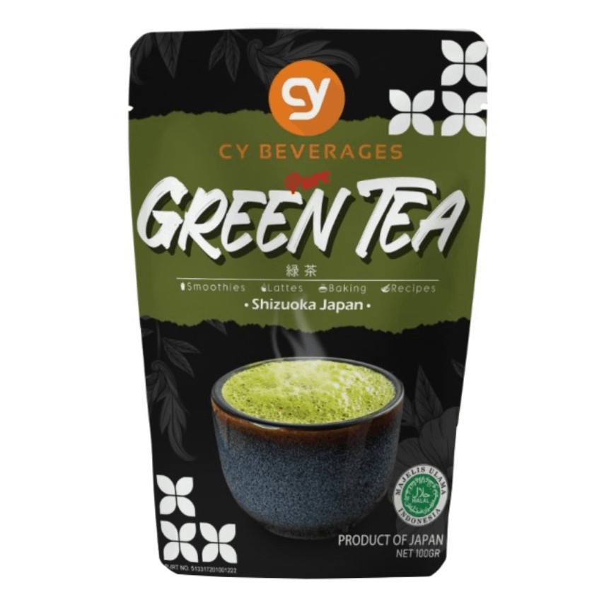 

(MINUMAN BUBUK) CY BEVERAGES PURE GREEN TEA 100GR