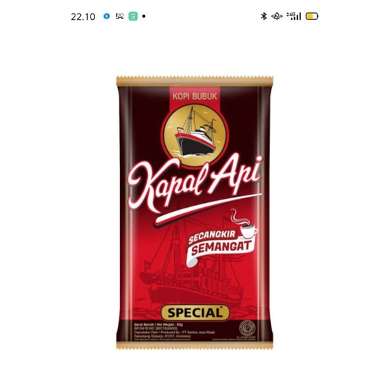 

Kopi Kapal Api Bubuk Special 65grm