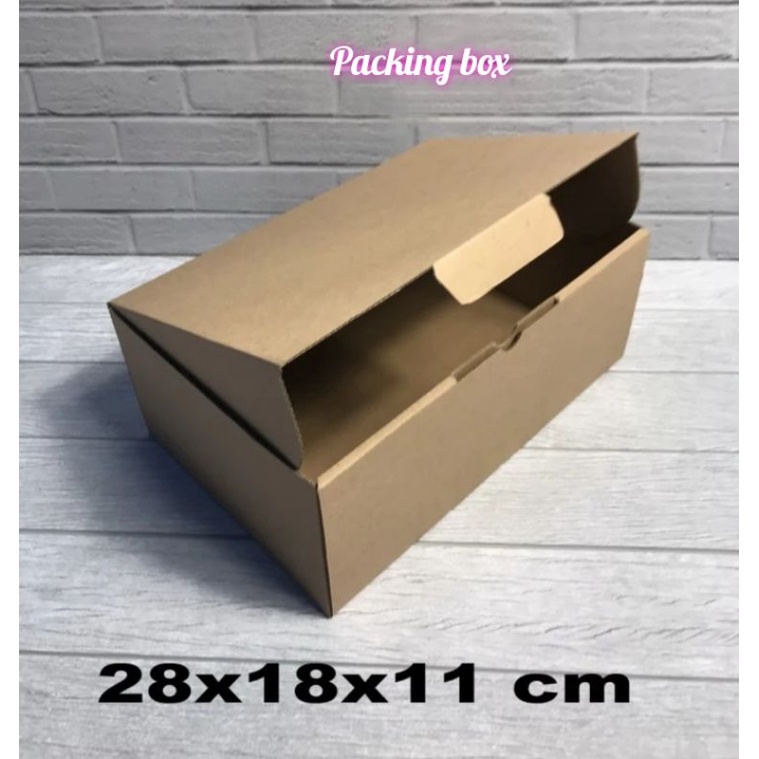 

kardus uk,28x18x11 cm box/karton die cut untuk packing dll