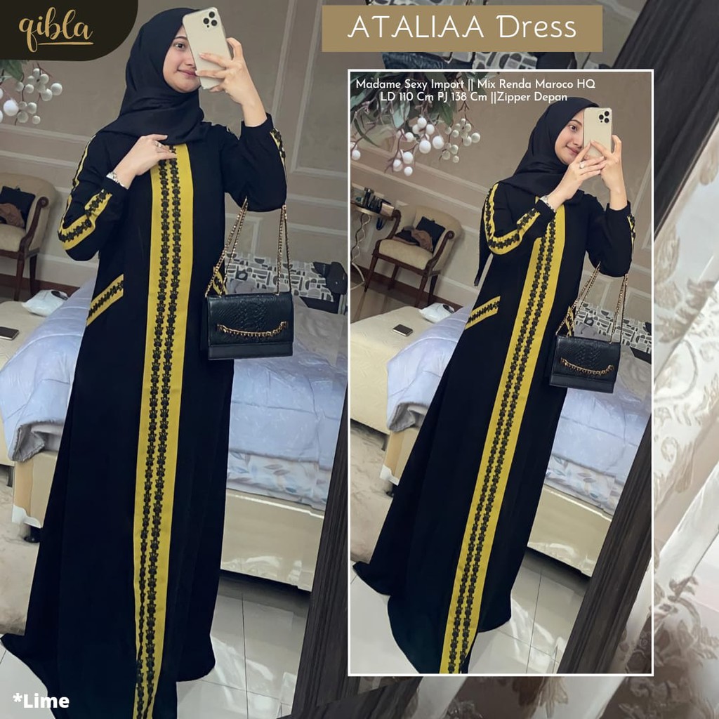 ATALIAA DRESS Referensi Kaleela GAMIS TURKEY-GAMIS PREMIUM-MADAME SEXY IMPORT