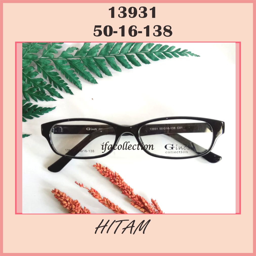 FRAME KACAMATA ANAK GINOS 13931 FREE LENSA ANTI RADIASI NORMAL ATAU MINUS