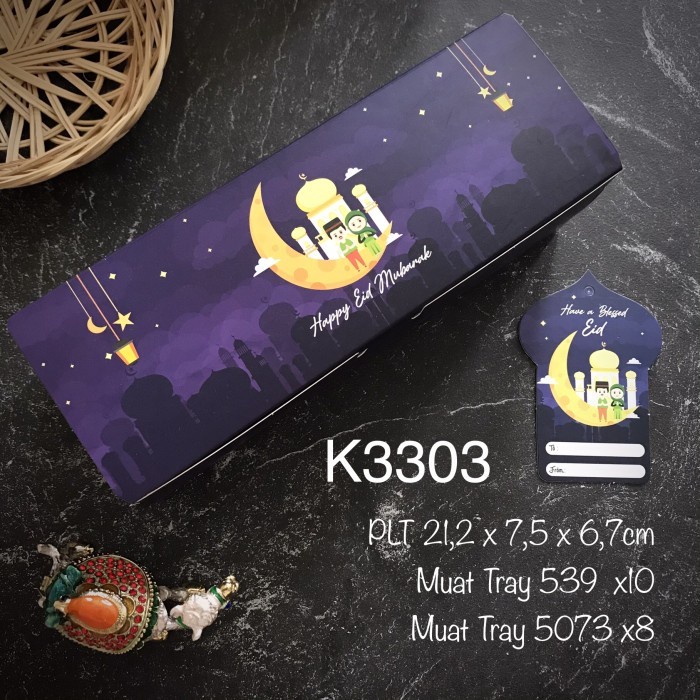 

SALE Kotak Lebaran K3303 Eid Mubarak Idul Fitri Goodie Bag Serbaguna