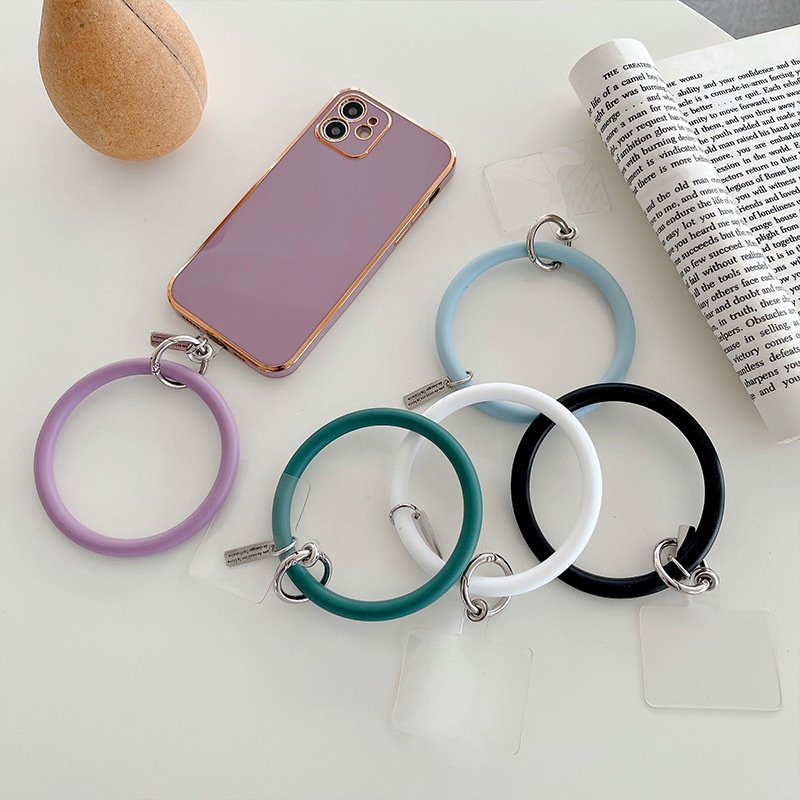 Gelang Strap Candy Lanyard Universal Bracelet Smartphone Hp Silikon