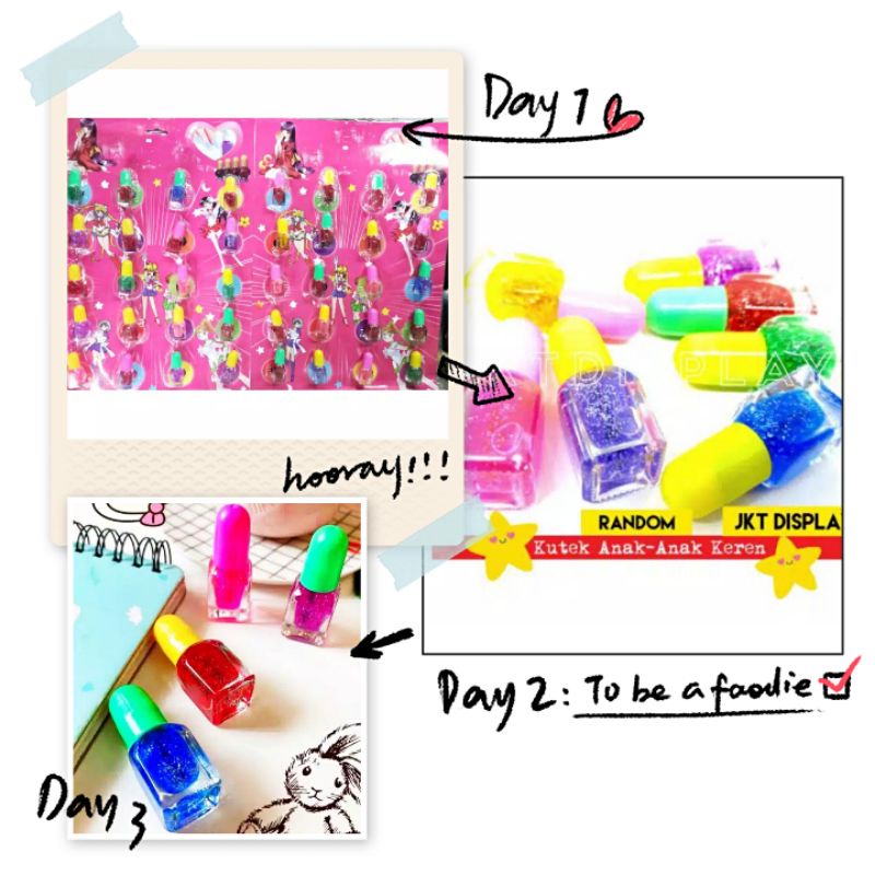 Kutek Anak/KUTEK Mainan/cat kuku anak/mainan kuku/kutek grosir murah/mainan anak perempuan grosir