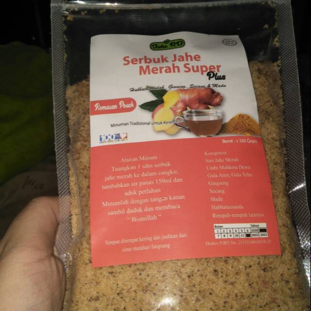 

Serbuk Jahe Merah Super
