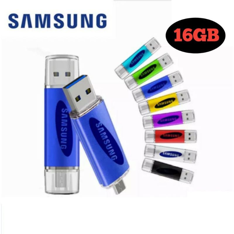 GROSIR FLASHDISK OTG SAMSUNG OEM 8GB 16GB 32GB FOR SMARTPHONE