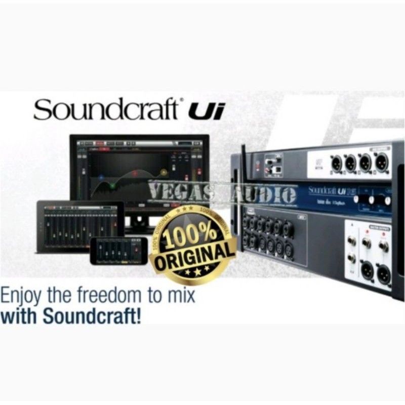 SOUNDCRAFT Ui16 DIGITAL MIXER 16 CHANNEL ORIGINAL