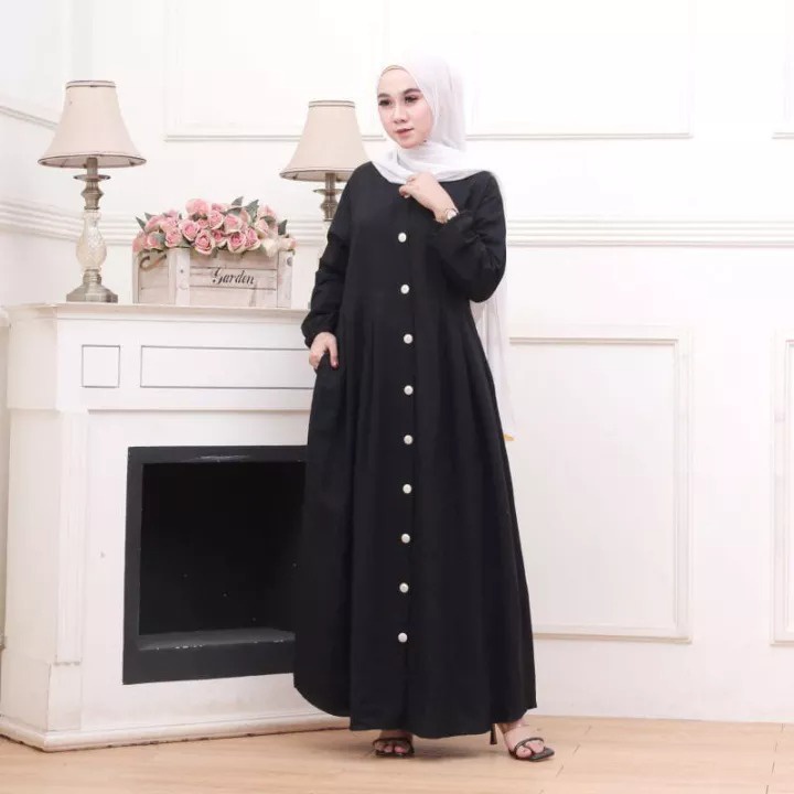 Gamis Nidia full kancing / Gamis kaima Rinjani / GAMIS ALESHA FULL KANCING / GAMIS KATUN / masita mi