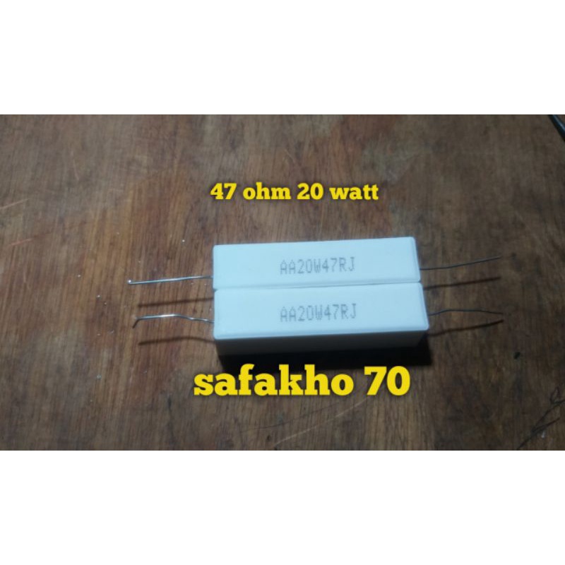 RESISTOR 20 WATT 47 OHM 20 WATT 47  OHM