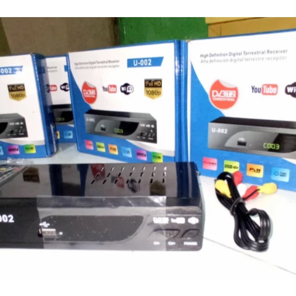 SET TOP BOX DVB T2 DIGITAL U-002 U 002