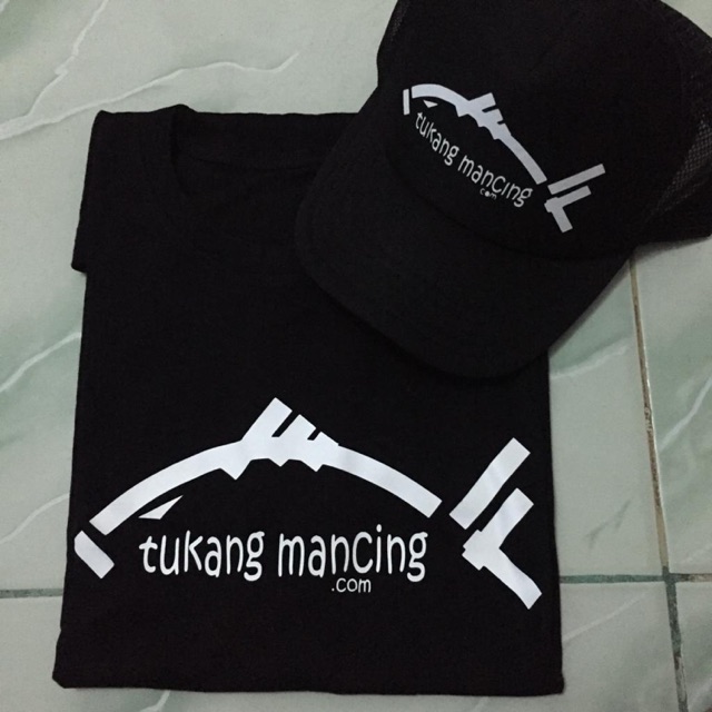 BAJU KAOS TUKANG MANCING GRATIS TOPI #TukangMancing