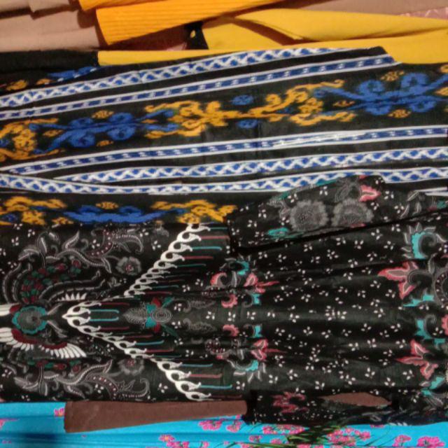 Atasan Tunik Batik Bayar Cod Lengan Serut 021 Risna Batik Hrb026 Batik Murah Seno Sogan Bakung Padi