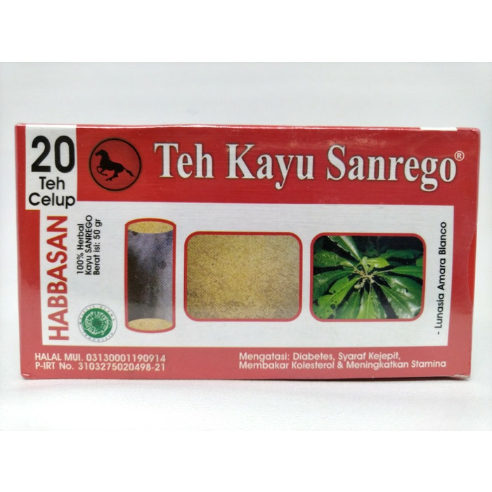 Teh Celup Kayu SANREGO isi 20Sachet