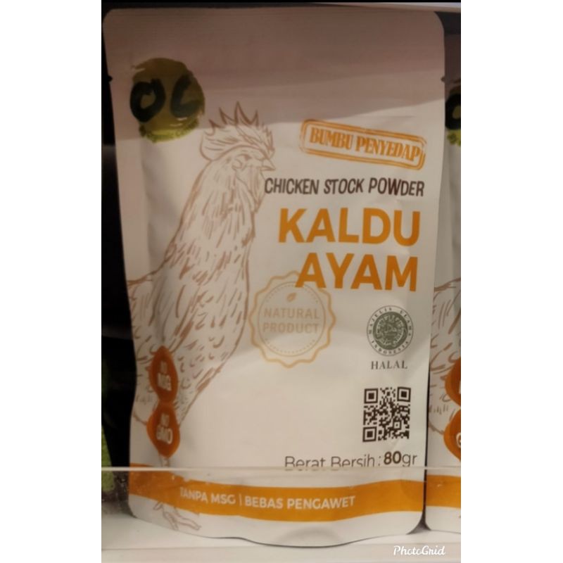 

Organic Center Kaldu Ayam Bubuk No Msg 80gram Chicken Stock Powder