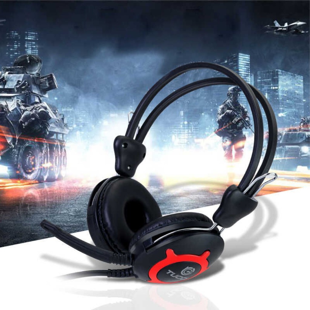 HEADSET HEADPHONE EARPHONE DJ GAMING TUCCI TC-L780MV PLUS MIC