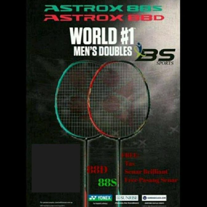 YH254 RAKET BADMINTON YONEX ASTROX 88 S SKILL 100 ORIGINAL PRODUCT CB35213215