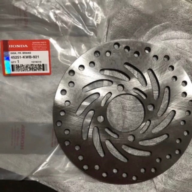 PIRINGAN DISK CAKRAM DEPAN HONDA REVO ABSOLUTE / BLADE / BLADE NEW / SUPRA 125 HELM IN KWB ORIGINAL