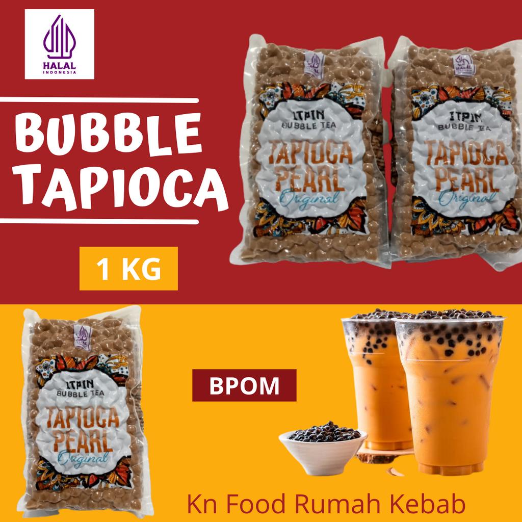 

Tapioca Pearl ITPIN 1KG Murah -Boba pearl Bubble Mutiara Tapioca 1KG