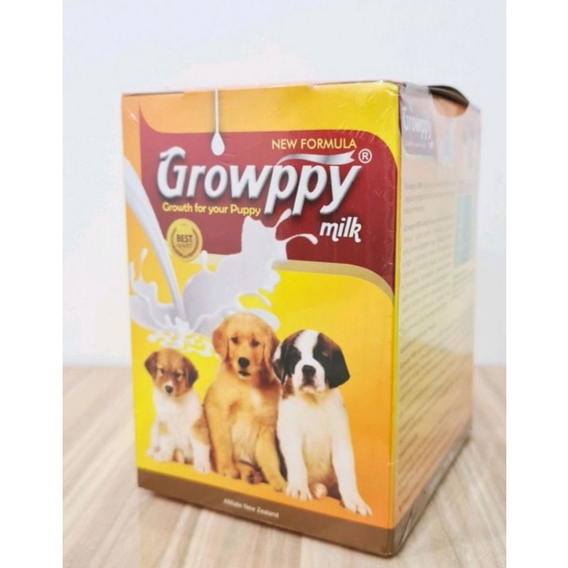 Growppy Milk Growth for your puppy adalah susu sehat dalam bentuk kemasan sachet untuk anjing kamu