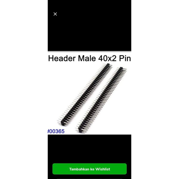 

Unik header 2x40 pin double row 2 x 40 Diskon
