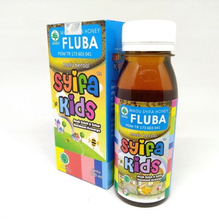 

madu- madu anak syifa kids fluba / flu dan batuk -madu.