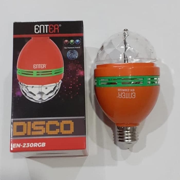 Lampu Disco 3 warna LAMPU DISCO RGB