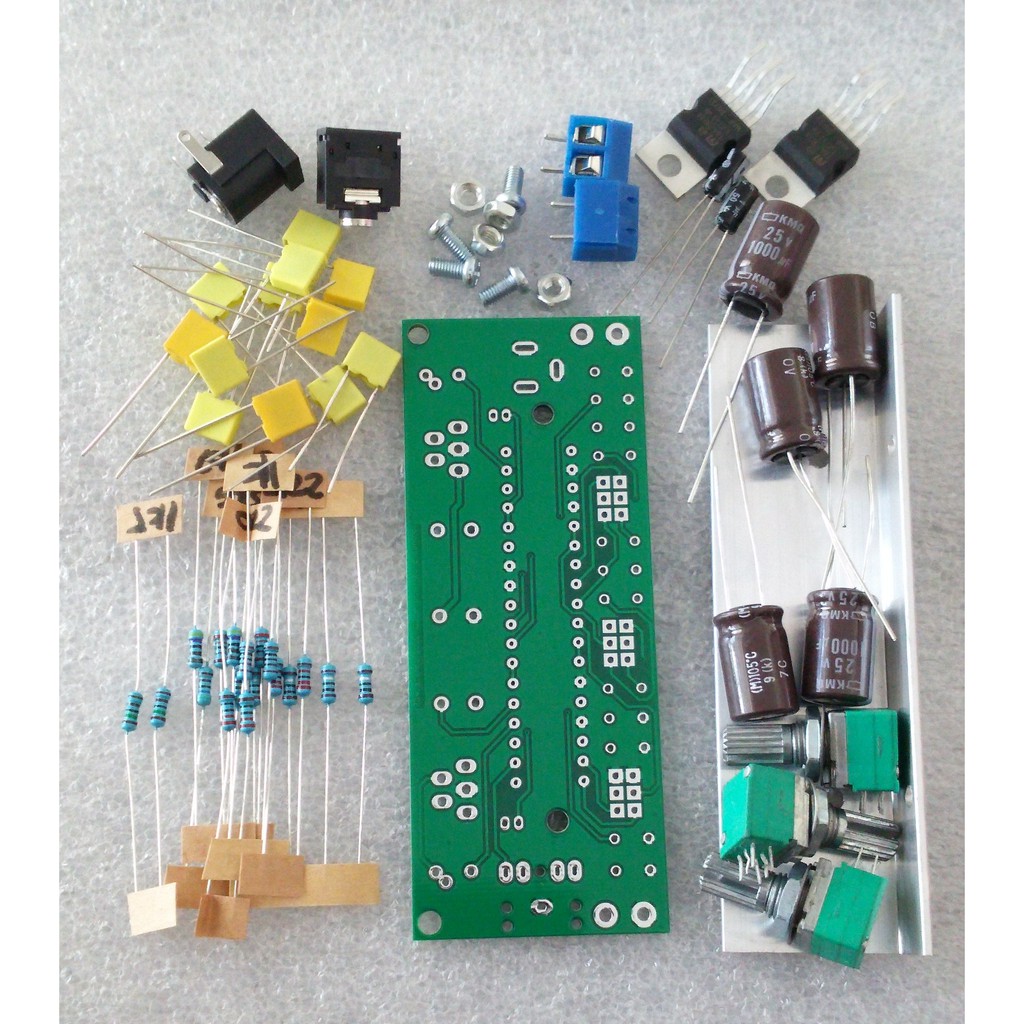 DIY Stereo 10W TDA2003 Amplifier Plus Tone control