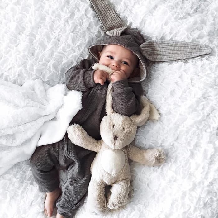 Baju jumper kelinci romper baju bayi newborn RABBIT Baby jumper