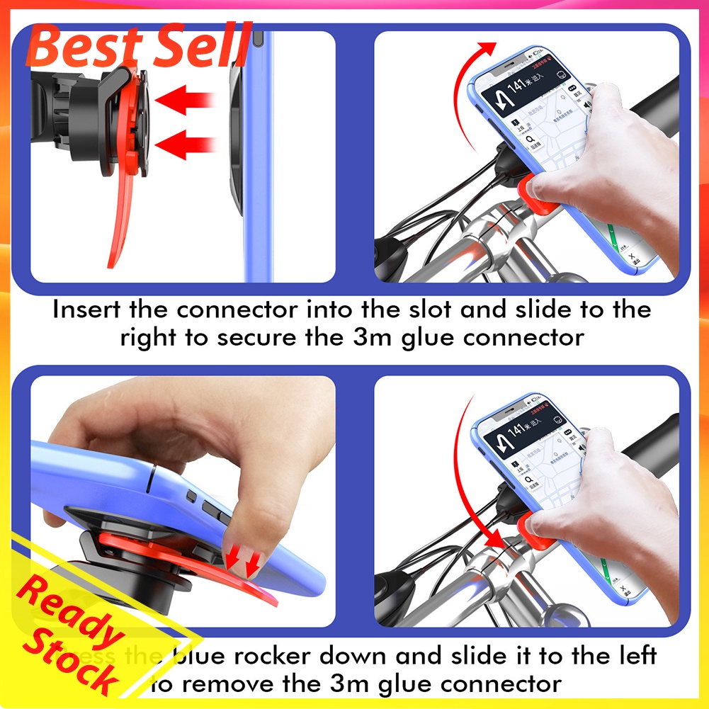 MTB Bike Motorcycle Phone Holder Bracket Bicycle Navigation Support Rack