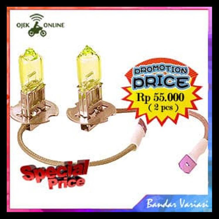 TERLARIS BOHLAM H3 XENON SINAR KUNING 
