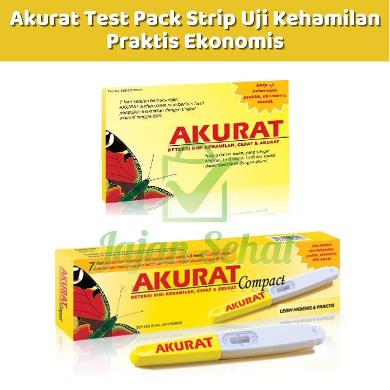 Akurat Test Pack Strip Uji Kehamilan Praktis Ekonomis