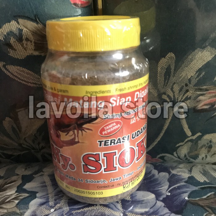 

Terasi Udang Matang Ny. Siok Shrimp Extract Ready 150 gram 150gr ~ kp996